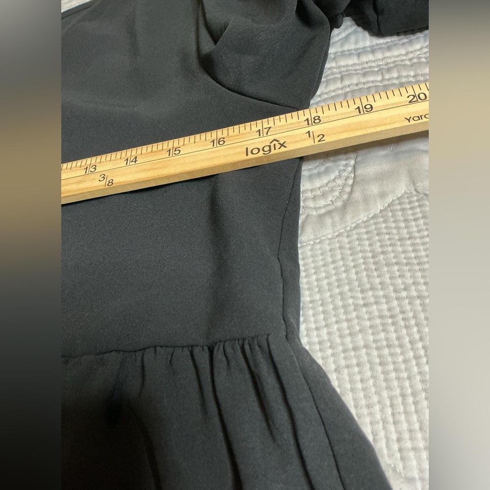 Chic Black Long Sleeve Dresses size S - Picture 3 of 8